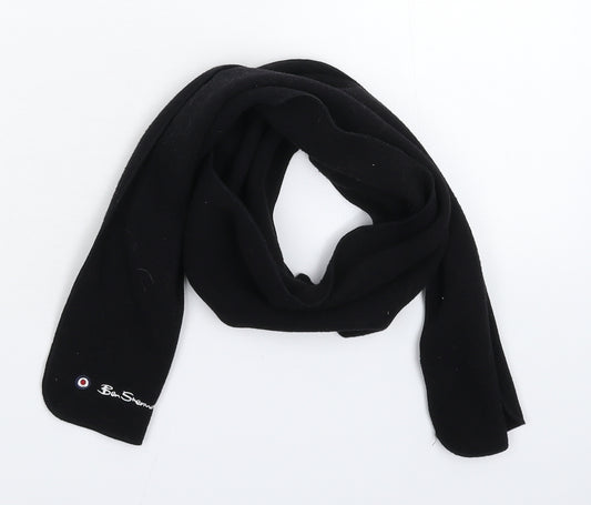 Ben Sherman Mens Black  Microfibre Scarf  One Size