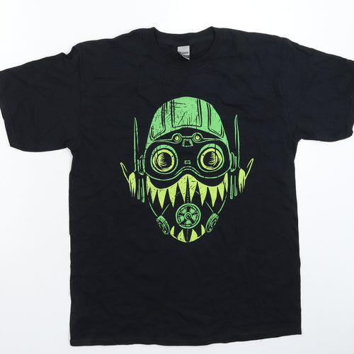 Gildan Boys Black   Basic T-Shirt Size XL