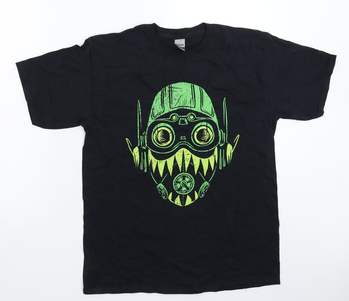 Gildan Boys Black Basic T-Shirt Size XL