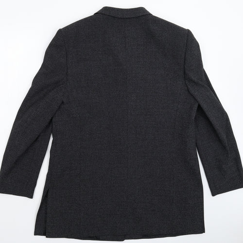 Basler Women's Grey Button Suit Jacket Size 16