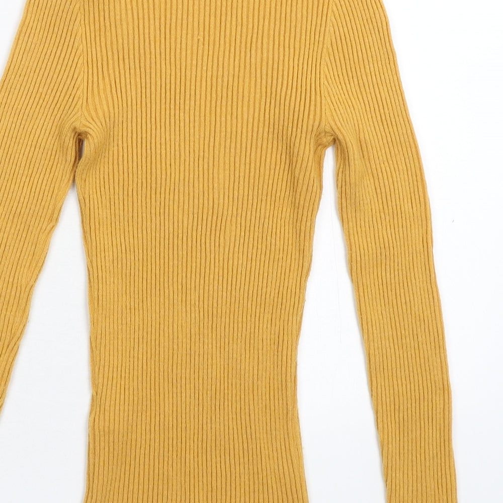 Primark Womens Beige  Knit Pullover Jumper Size 8