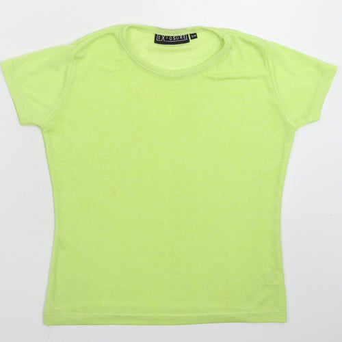 Exposure Womens Green   Basic T-Shirt Size M