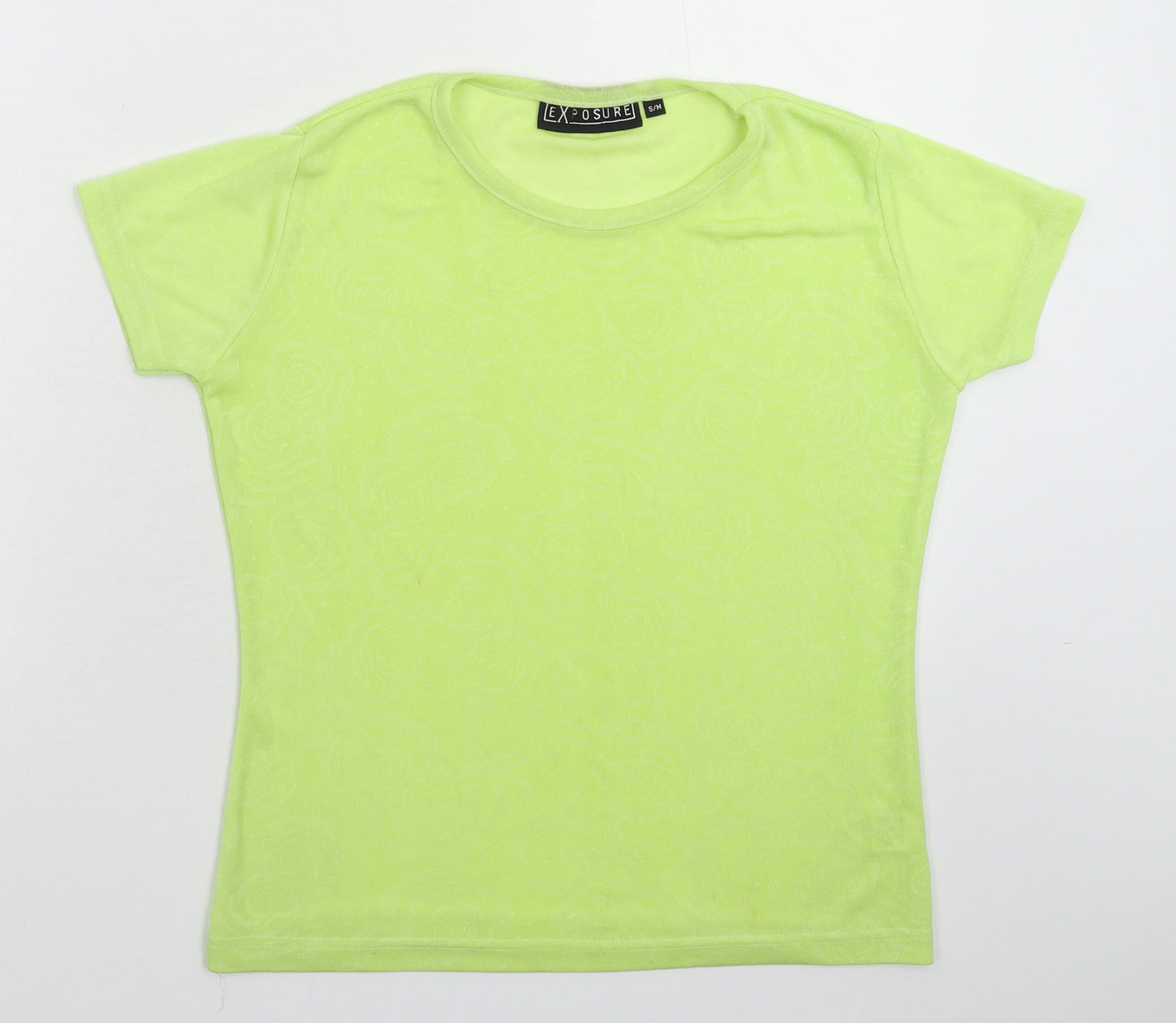 Exposure Womens Green   Basic T-Shirt Size M