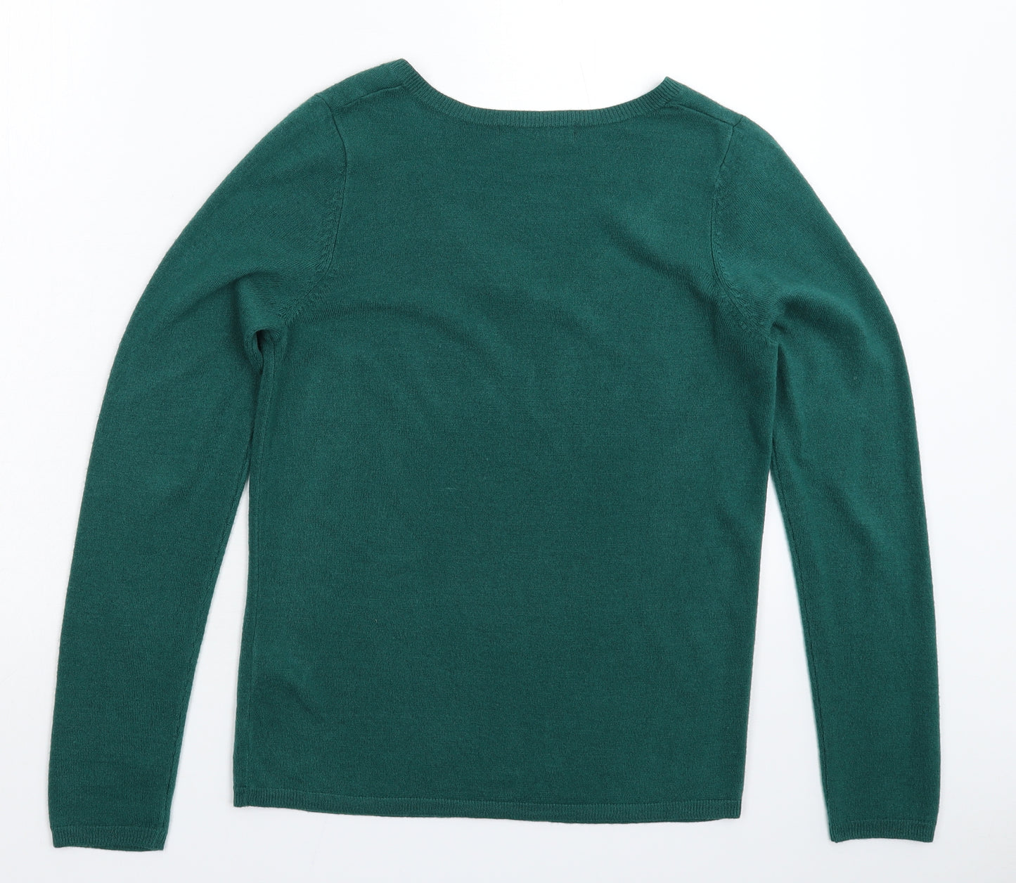 Marks and Spencer Womens Green  Knit Pullover Jumper Size 10