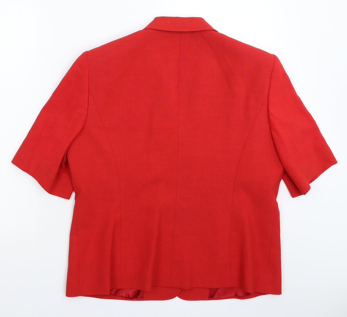 Country Casuals Womens Red   Jacket Blazer Size 16
