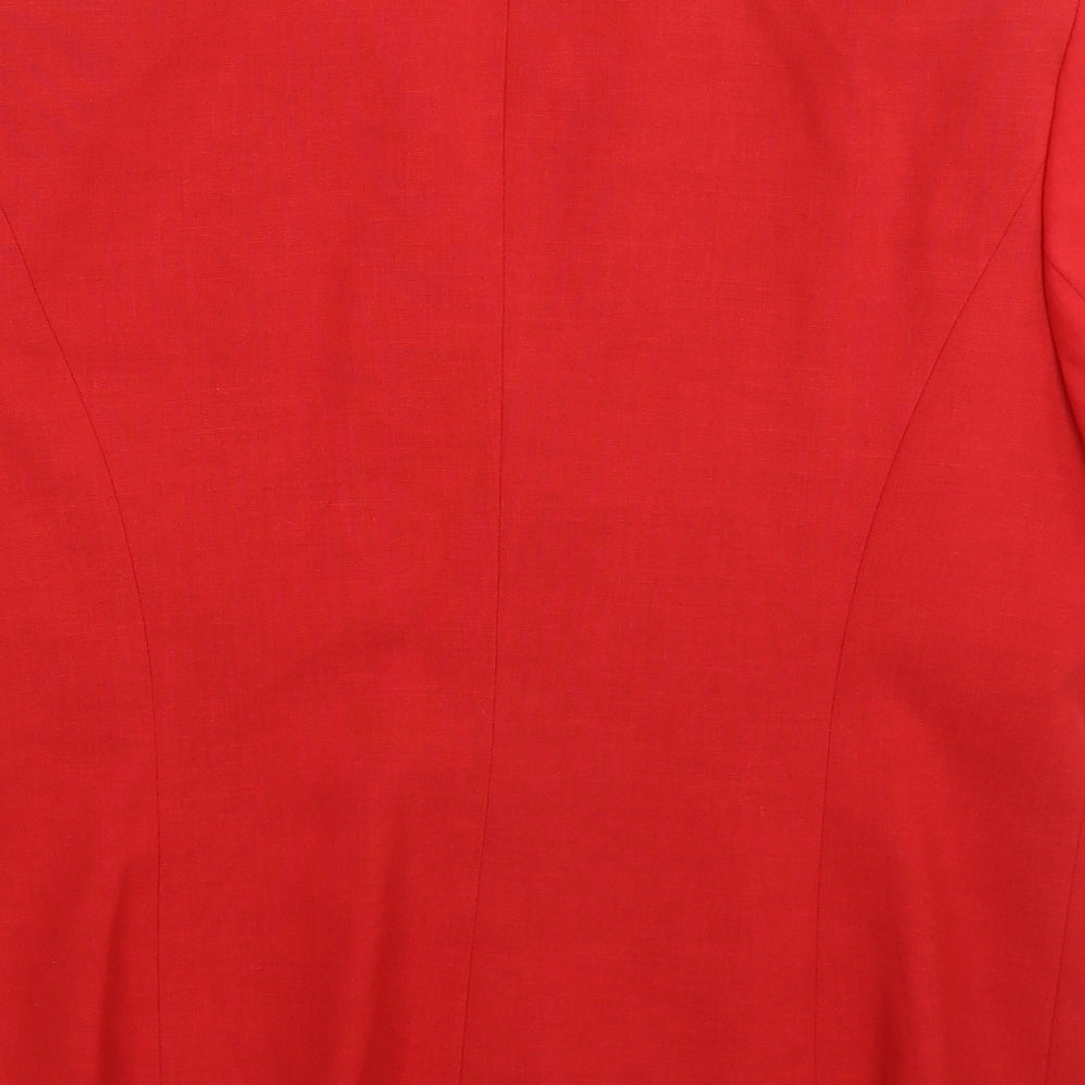Country Casuals Womens Red   Jacket Blazer Size 16