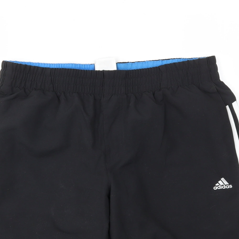 adidas Mens Black   Sweat Shorts Size M - stretch waistband