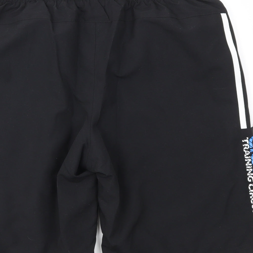 adidas Mens Black   Sweat Shorts Size M - stretch waistband