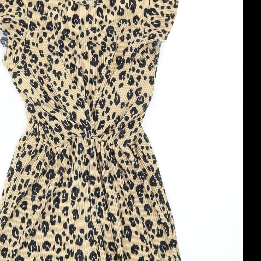 Primark Girls Multicoloured Animal Print  Jumpsuit One-Piece Size 4-5 Years
