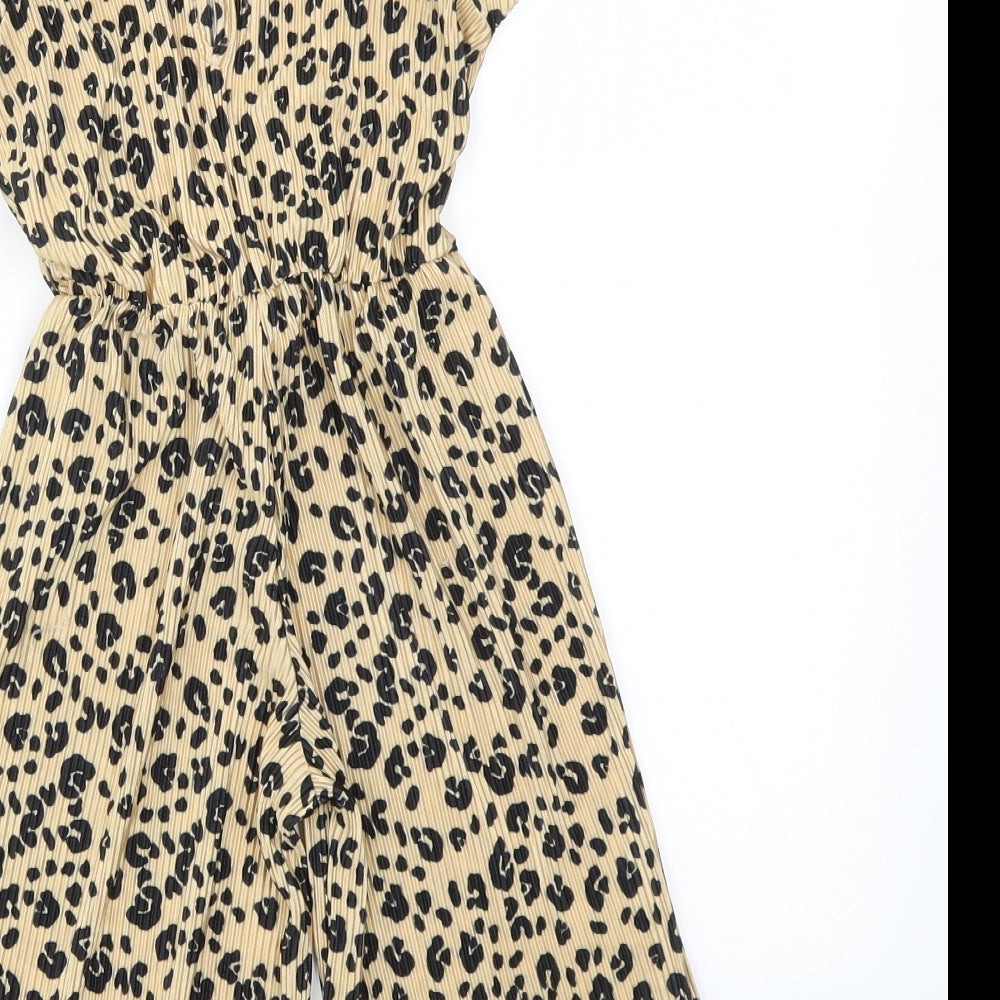 Primark Girls Multicoloured Animal Print  Jumpsuit One-Piece Size 4-5 Years