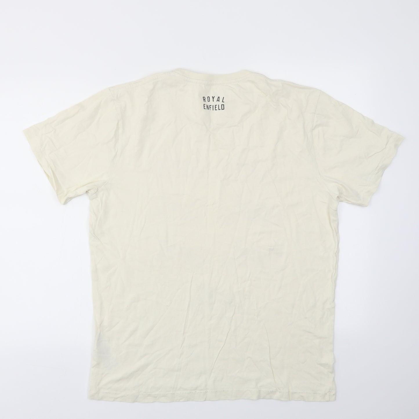Royal Enfield Mens Ivory    T-Shirt Size L