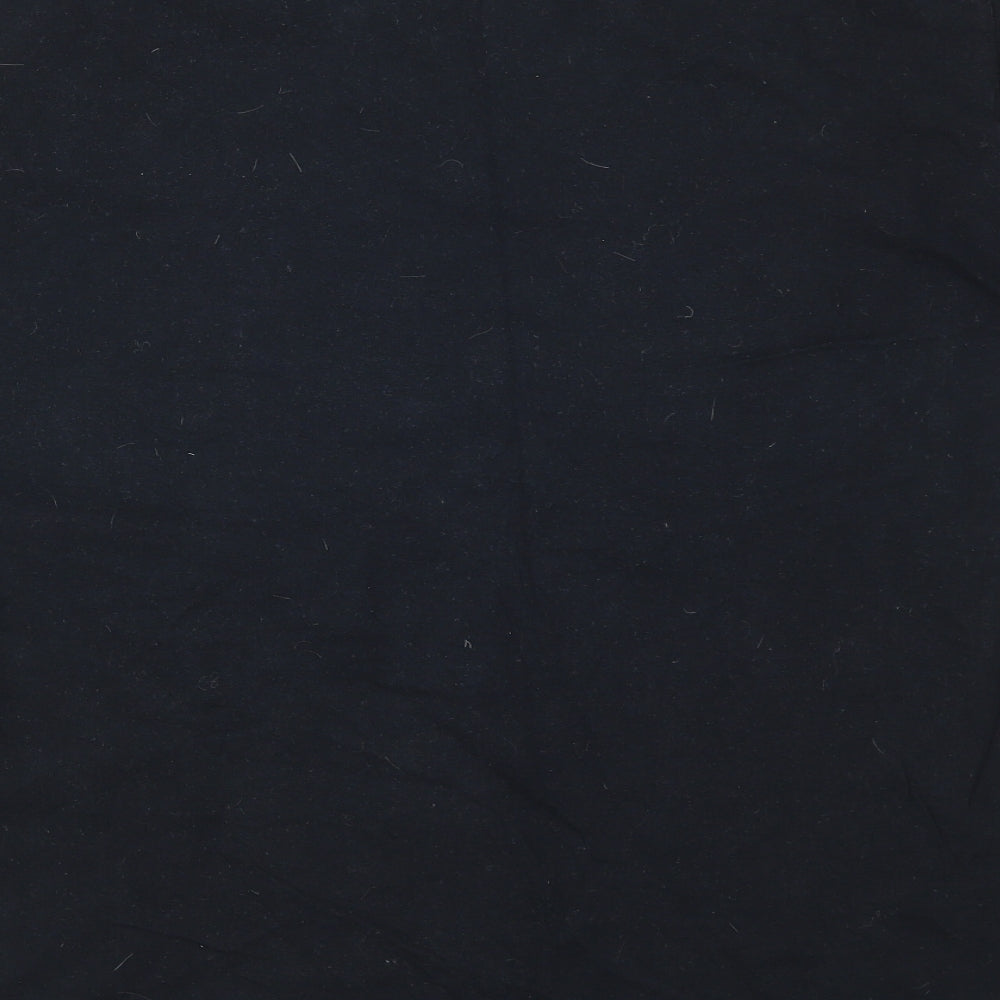 Gildan Mens Black    T-Shirt Size L