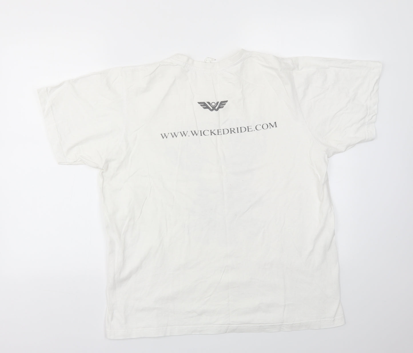 Preworn Mens White    T-Shirt Size XL