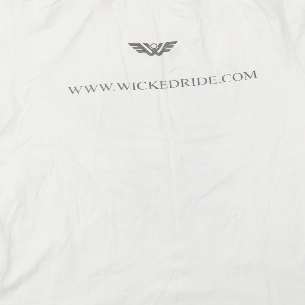 Preworn Mens White    T-Shirt Size XL