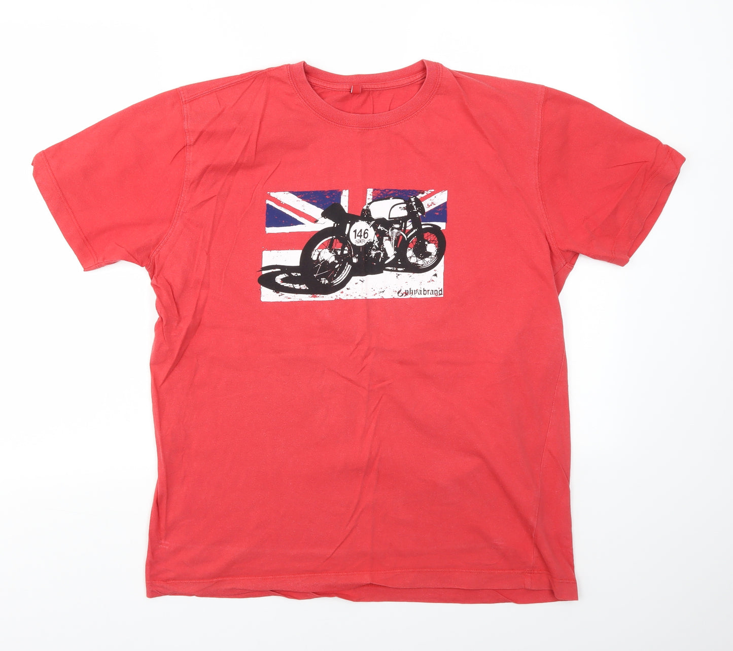 CONTILENTAL Mens Red    T-Shirt Size L