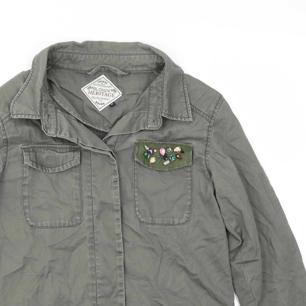 BLOND HEITAGE  Womens Green   Jacket  Size 10