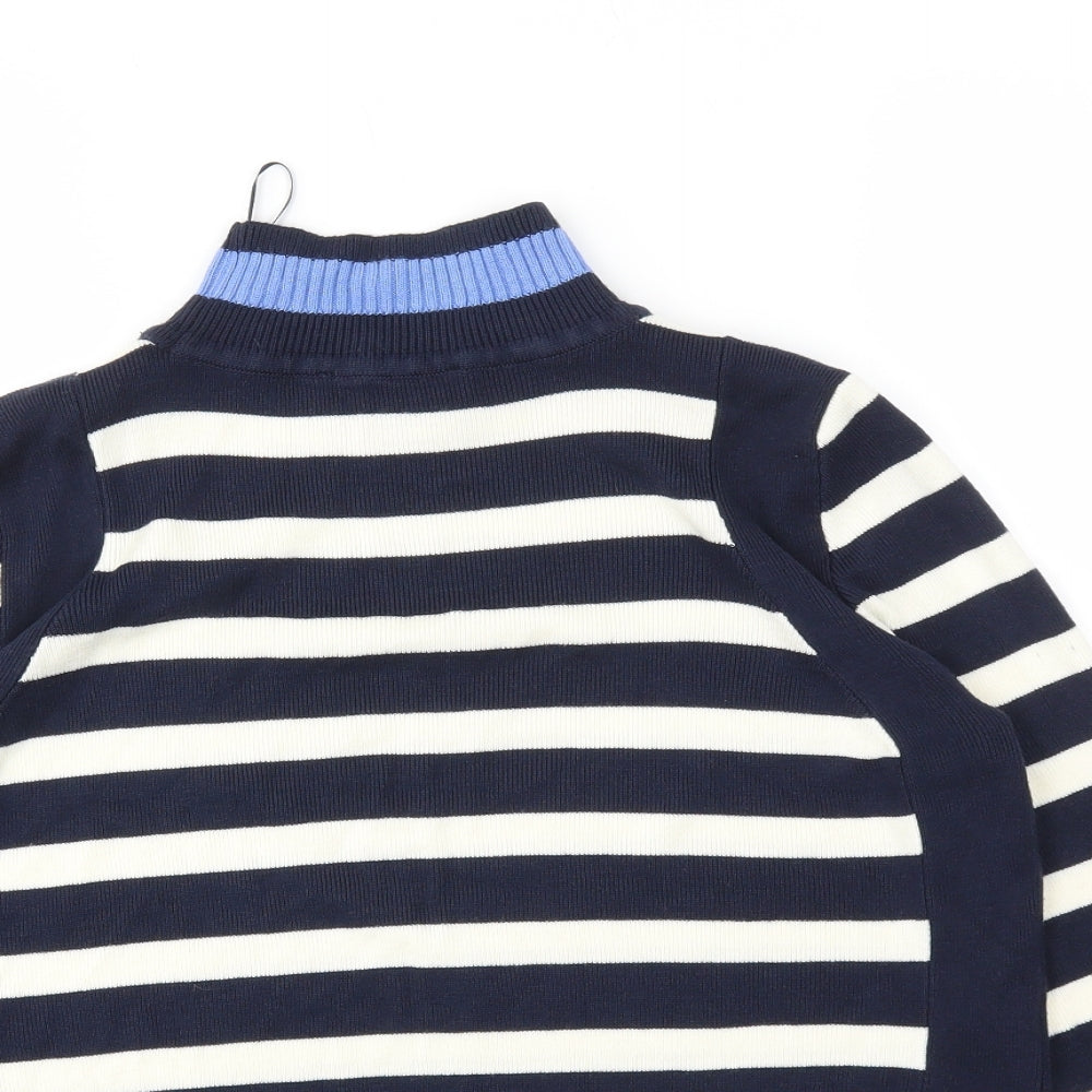 M&S Womens Multicoloured Striped  Pullover Jumper Size 12