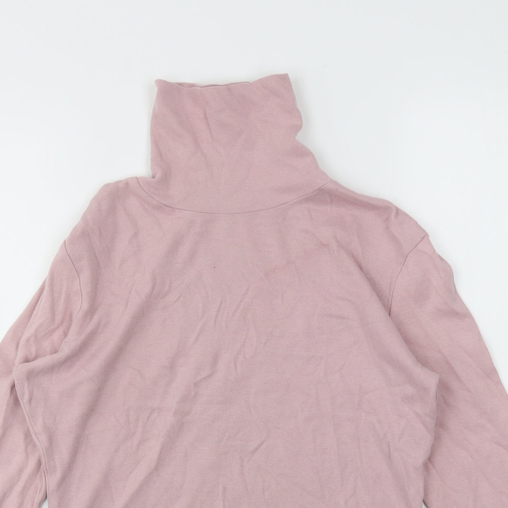 R Womens Pink   Basic T-Shirt Size 10