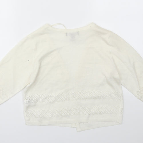Primark Womens Ivory   Cardigan Jumper Size 12