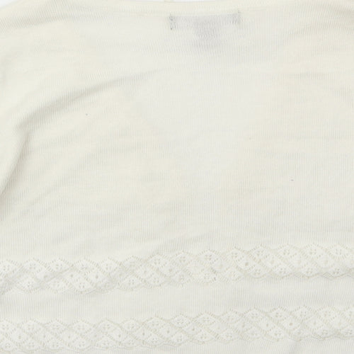 Primark Womens Ivory   Cardigan Jumper Size 12