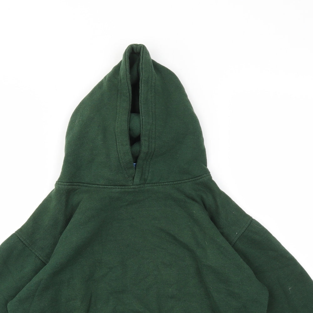 Uneek Boys Green   Pullover Hoodie Size 11-12 Years