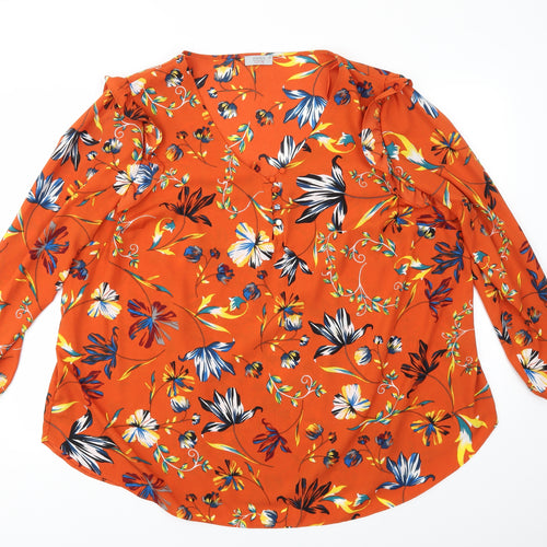 Matalan Womens Multicoloured Floral  Basic Blouse Size 26
