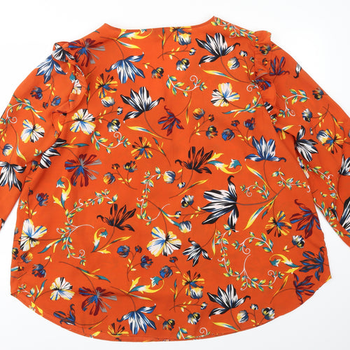 Matalan Womens Multicoloured Floral  Basic Blouse Size 26