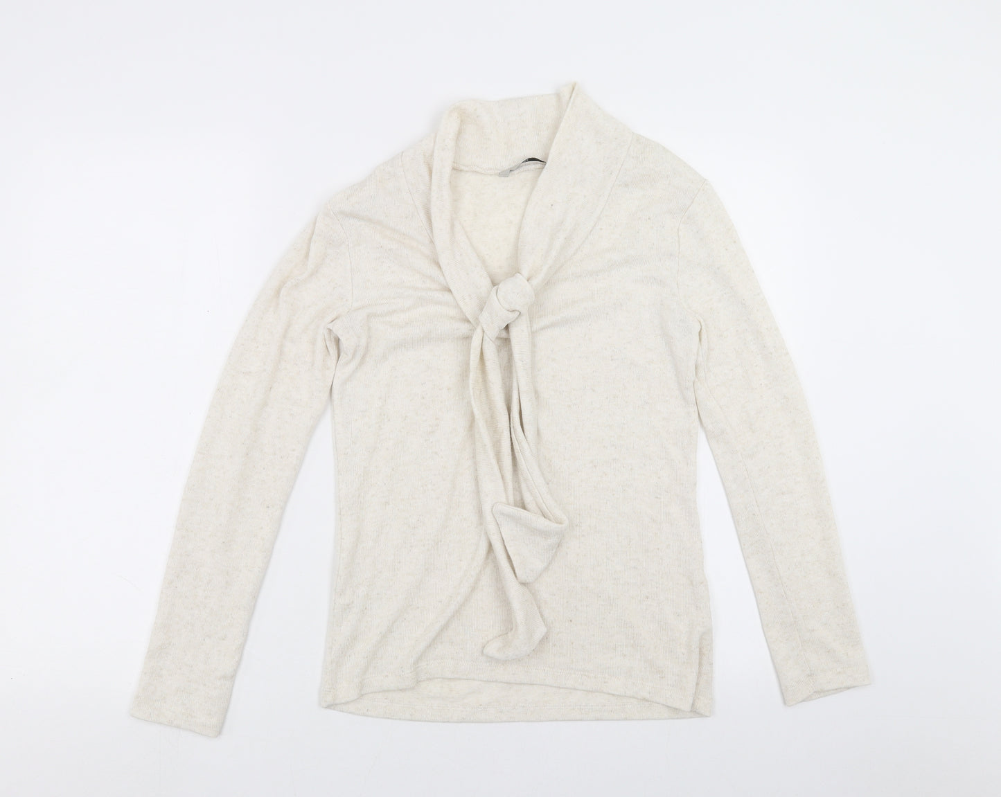 TU Womens Beige  Knit Pullover Jumper Size 8