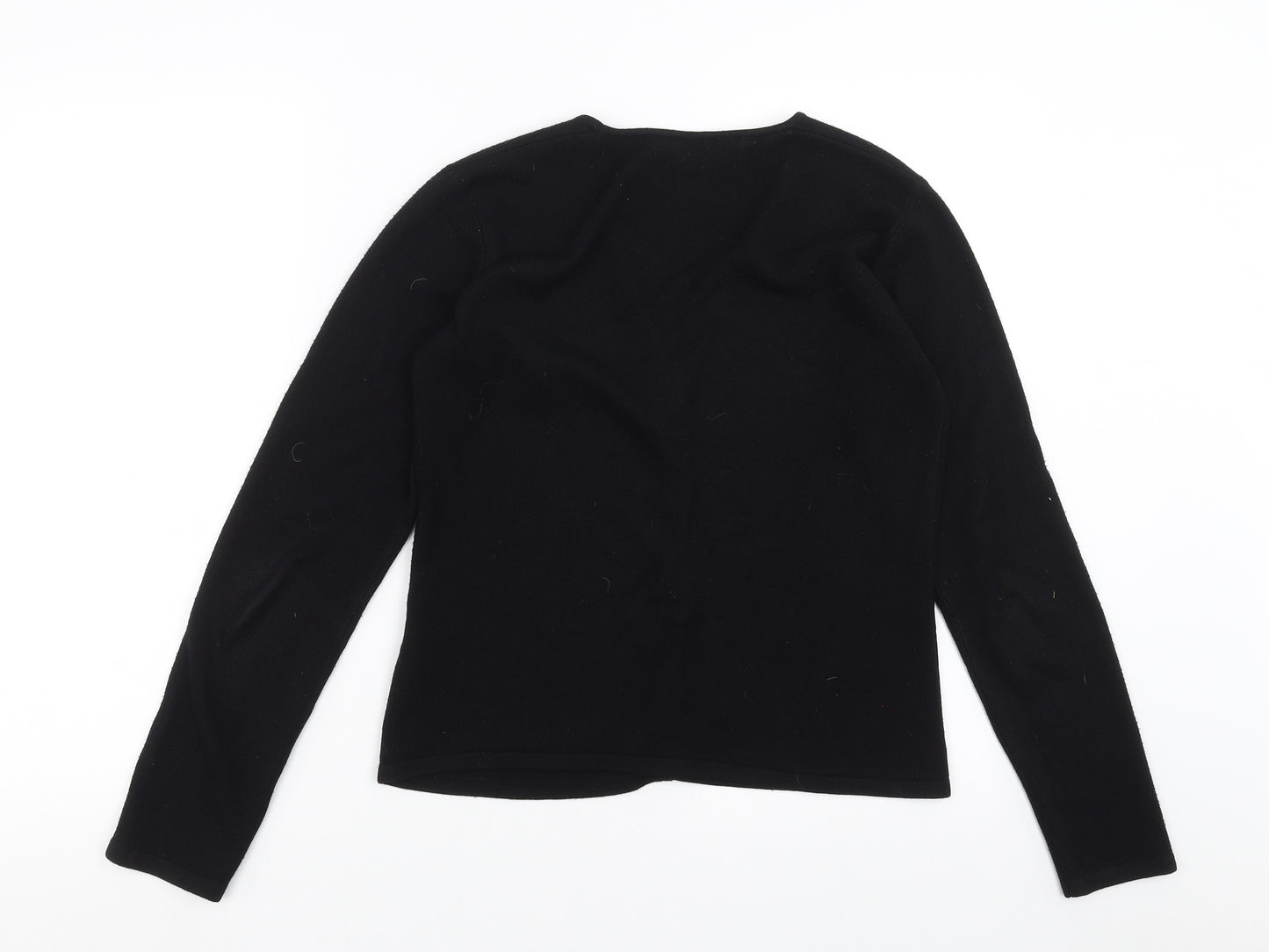 Dorothy Perkins Womens Black  Knit Cardigan Jumper Size 12