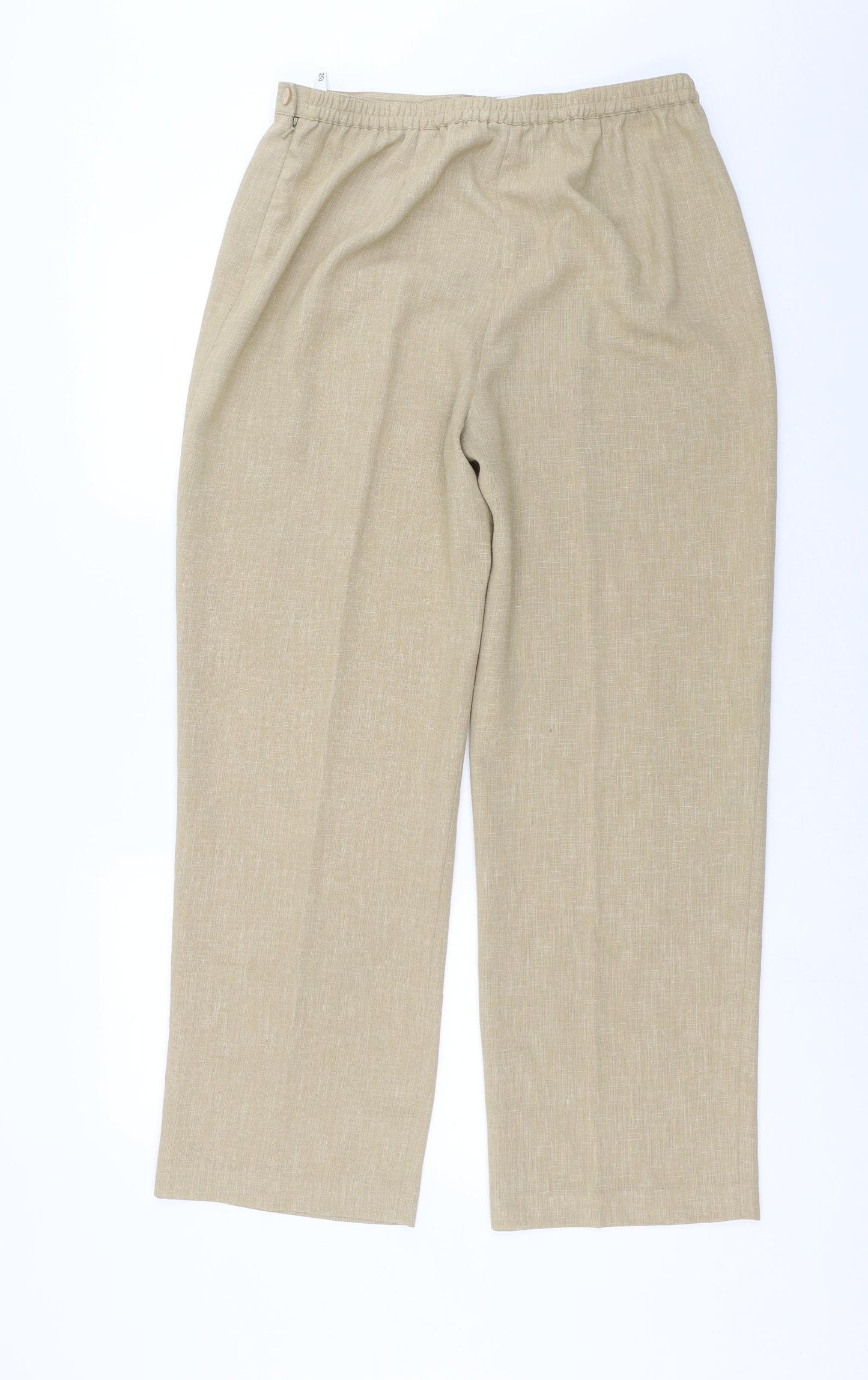 Eastex Womens Beige   Trousers  Size 14 L28 in