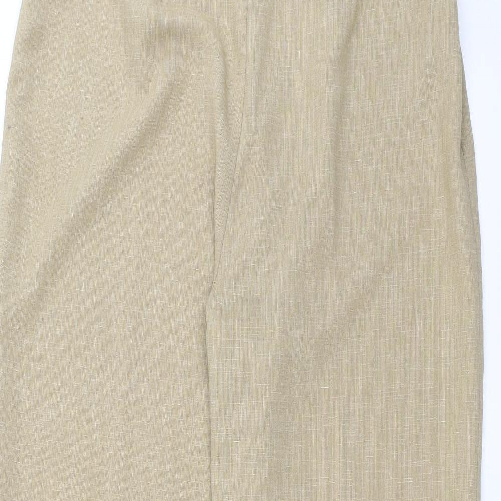 Eastex Womens Beige   Trousers  Size 14 L28 in