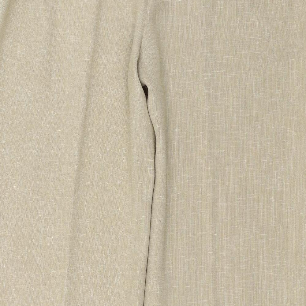 Eastex Womens Beige   Trousers  Size 14 L28 in