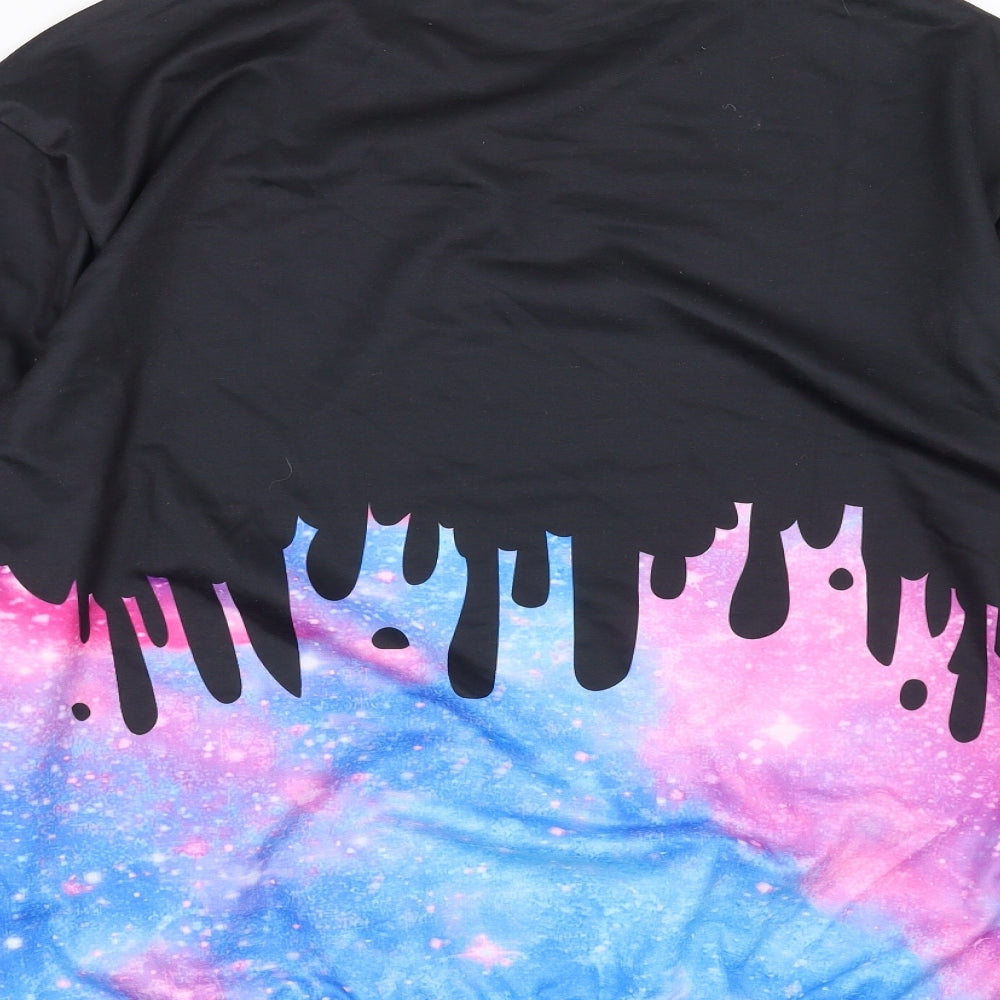 Preworn Mens Multicoloured   Pullover Sweatshirt Size M  - Nirvana