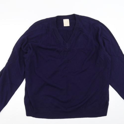 PREMIER MAN  Mens Blue  Knit Pullover Jumper Size XL