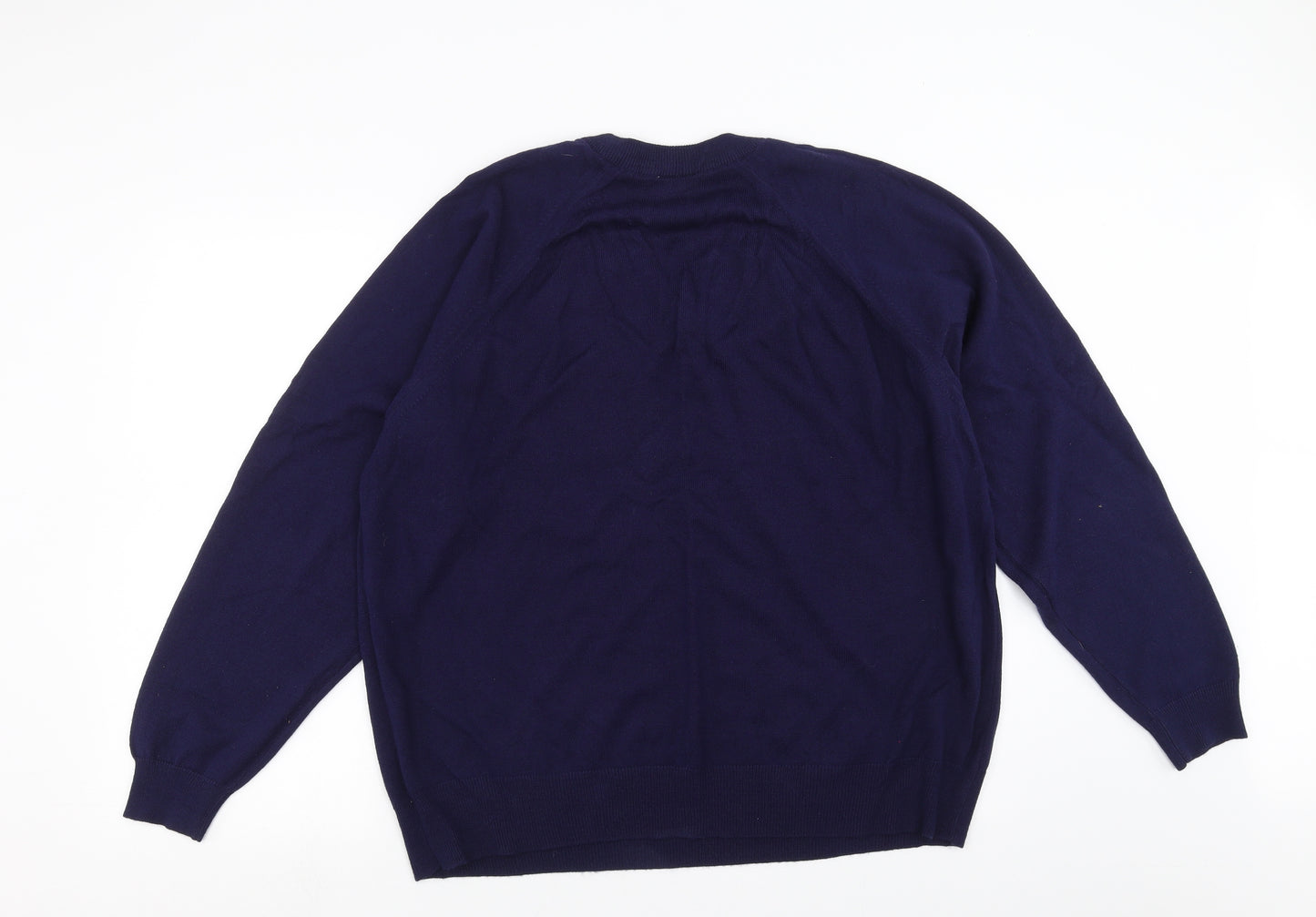 PREMIER MAN  Mens Blue  Knit Pullover Jumper Size XL
