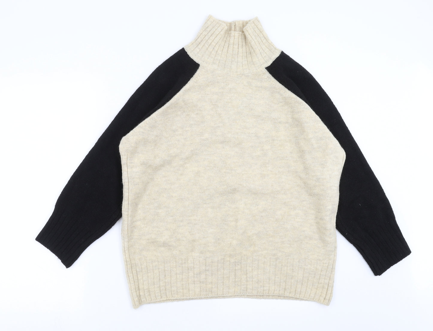F&F Womens Beige  Knit Pullover Jumper Size 14