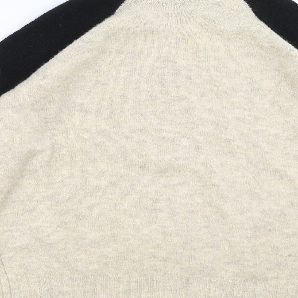 F&F Womens Beige  Knit Pullover Jumper Size 14