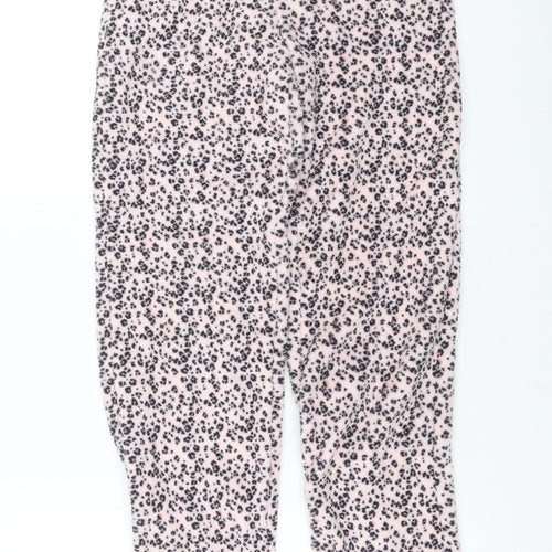 Love sleep Womens Pink Animal Print   Pyjama Pants Size 8