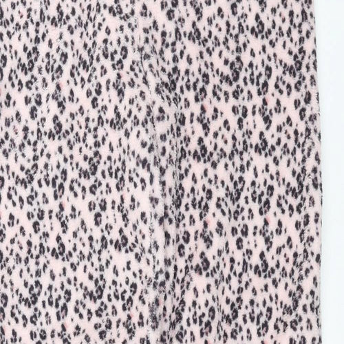 Love sleep Womens Pink Animal Print   Pyjama Pants Size 8