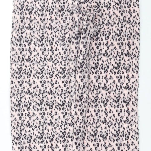 Love sleep Womens Pink Animal Print   Pyjama Pants Size 8