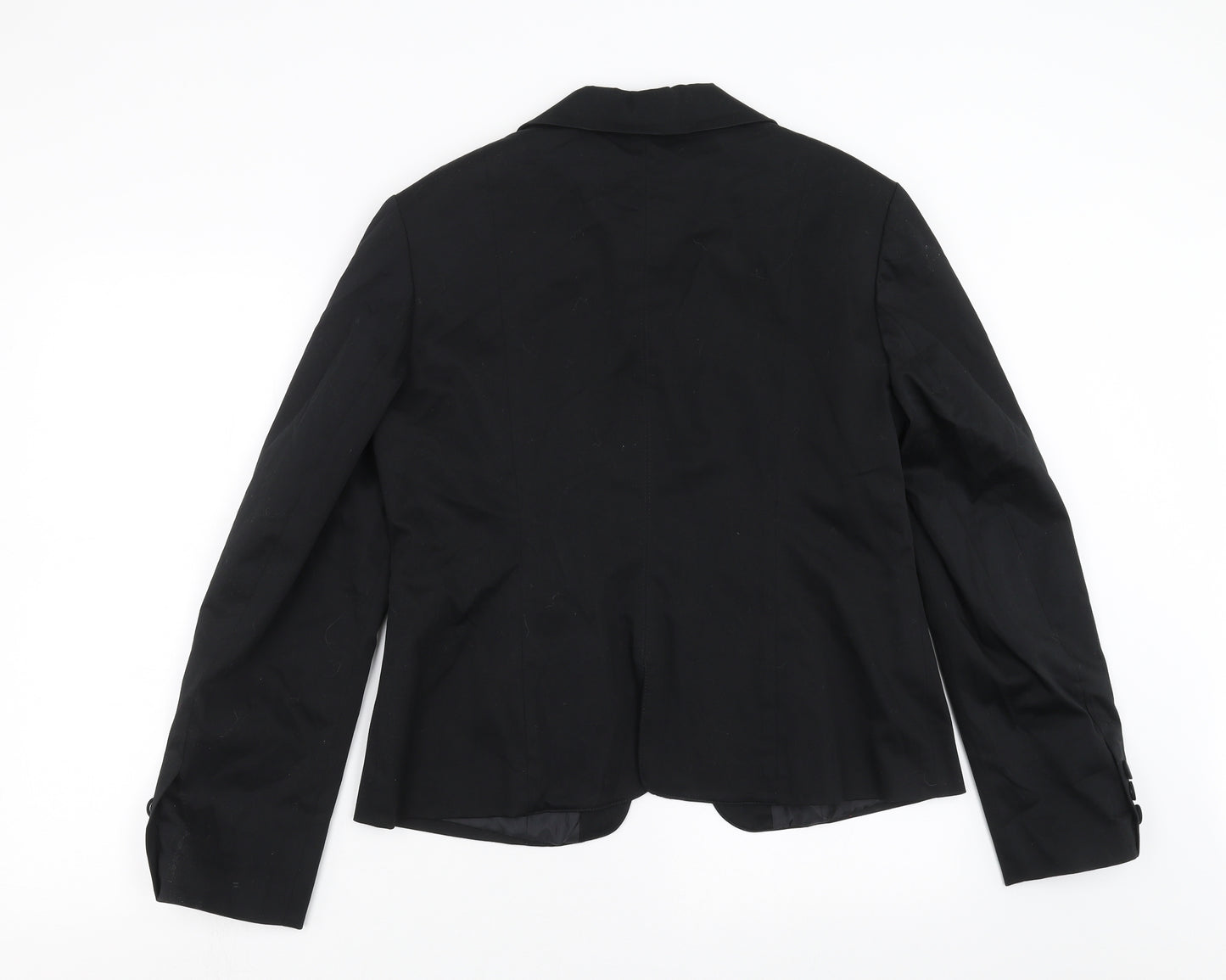 Preworn Womens Black   Jacket Suit Jacket Size 16