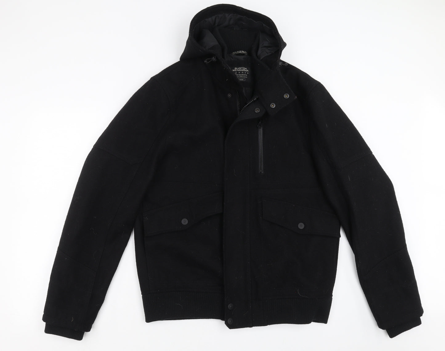 Burton Menswear Mens Black   Jacket  Size L