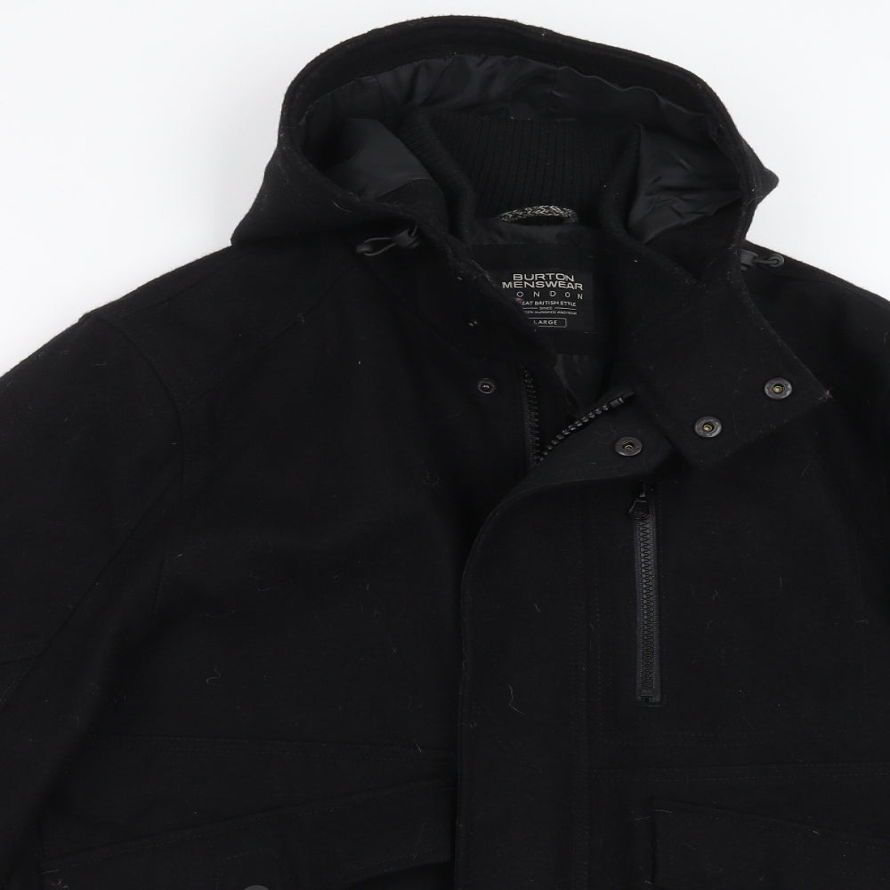 Burton Menswear Mens Black   Jacket  Size L