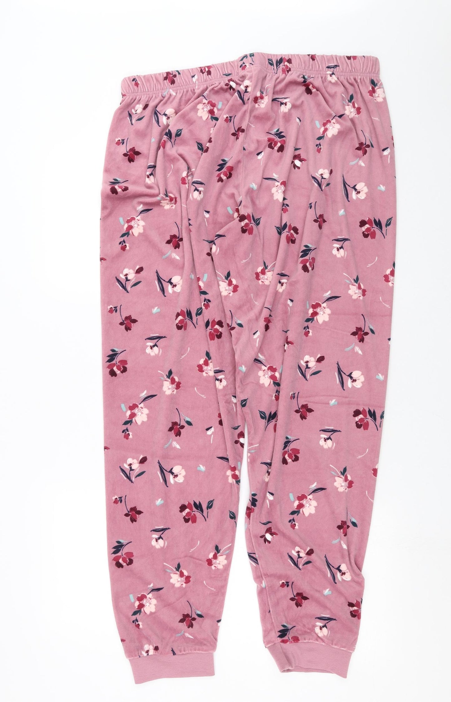 Primark Womens Purple Floral   Pyjama Pants Size XL