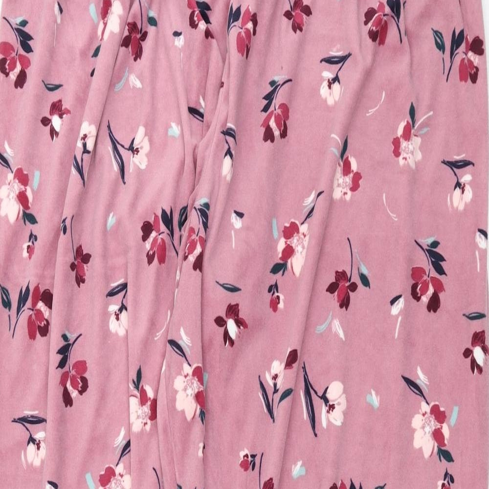 Primark Womens Purple Floral   Pyjama Pants Size XL