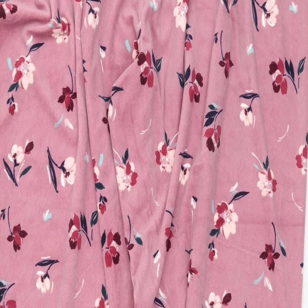 Primark Womens Purple Floral   Pyjama Pants Size XL