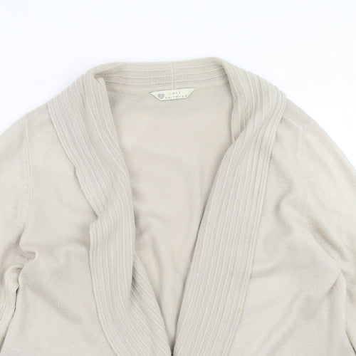BHS Womens Beige  Knit Cardigan Jumper Size 14