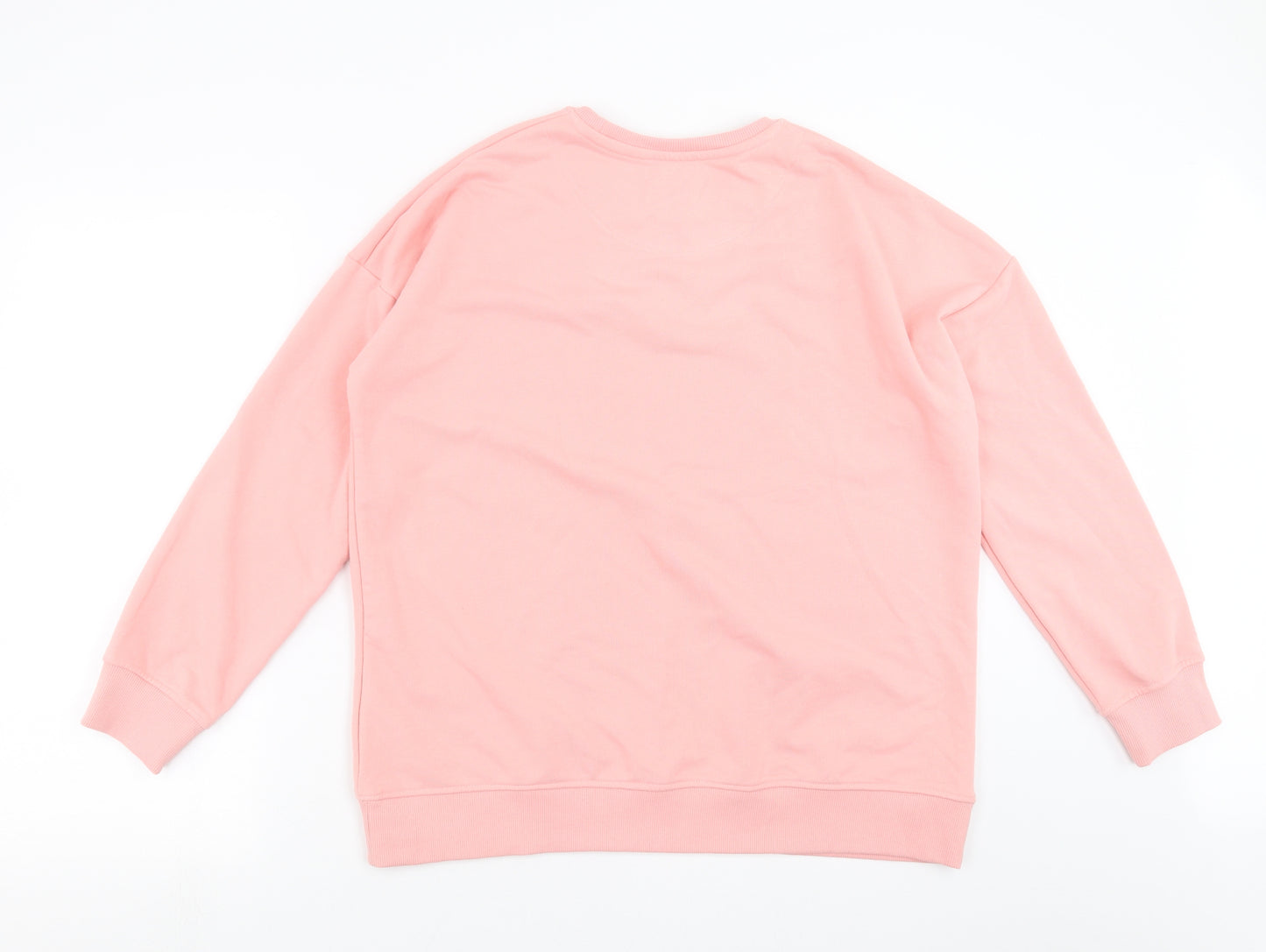 F&F Womens Pink   Pullover Sweatshirt Size 14  - rainbows