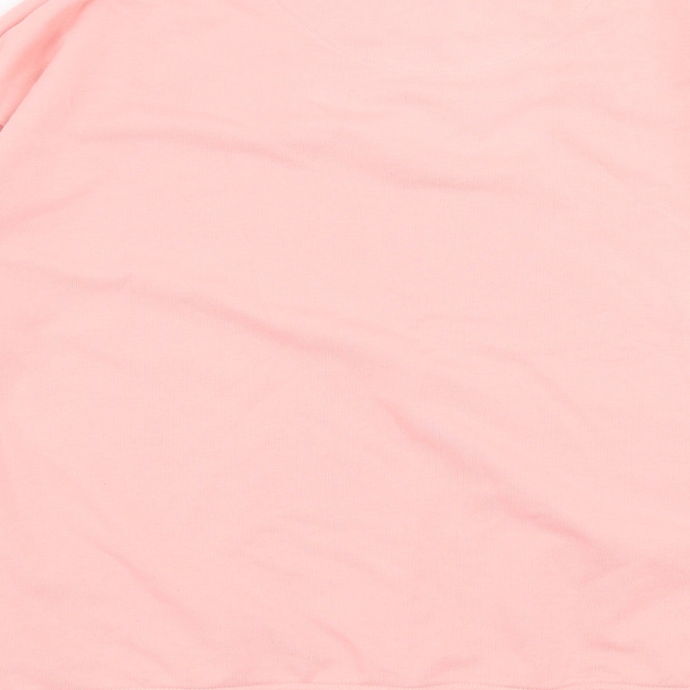 F&F Womens Pink   Pullover Sweatshirt Size 14  - rainbows