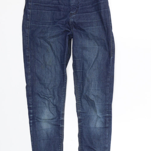 Topshop Womens Blue  Denim Jegging Jeans Size 25 L25 in